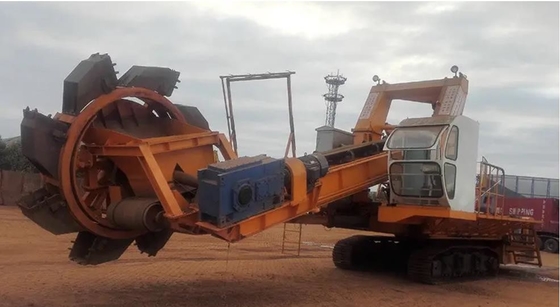 Small Type Bucket Wheel Excavator Used For Loose Surface Excavating