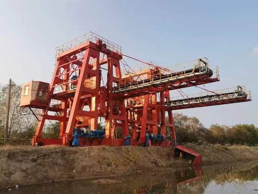 Railroad Car Bulk Cargo Handling Equipment Chain Bucket Unloader