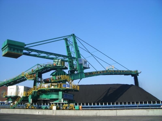 Raw Coal Handling Stacker Bulk Cargo Handling Equipment For Terminal