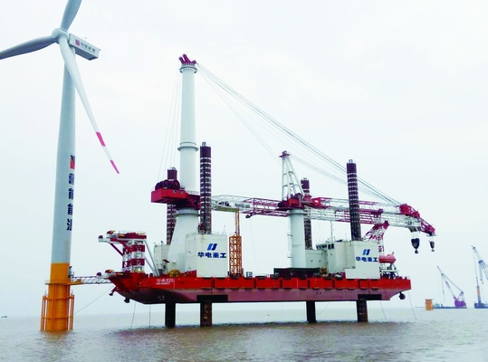 Carbon Steel Offshore Wind Power Tower NDT Rolled Process