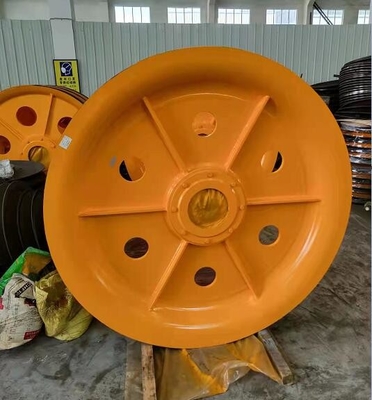 Forged Steel Wire Rope Pulley Wheel For Crane