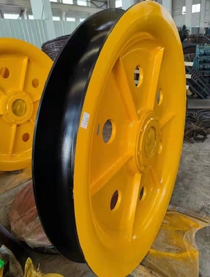 Forged Steel Wire Rope Pulley Wheel For Crane