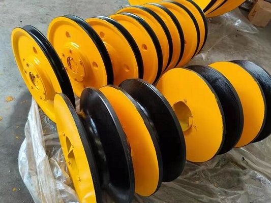 Forged Steel Wire Rope Pulley Wheel For Crane