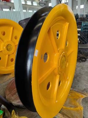 Forged Steel Wire Rope Pulley Wheel For Crane