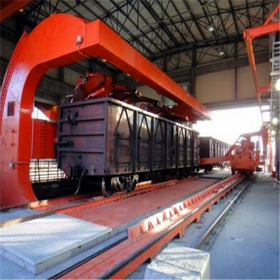 Rotary Railroad Car Unloading System For Handling Coal In Coal Power Plant