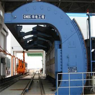 Rotary Railroad Car Unloading System For Handling Coal In Coal Power Plant