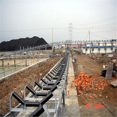 Carbon Steel Conveyor Belt System For Ore Coal Grain Transportation Storage