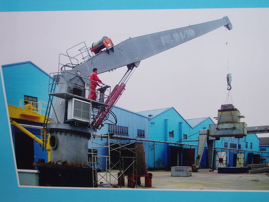 ABS Certificate 5t15m Stiff Boom Marine Crane For General Cargo Handling