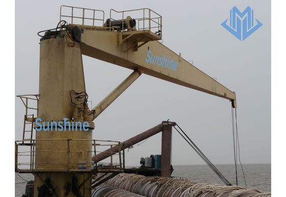 ABS Certificate 5t15m Stiff Boom Marine Crane For General Cargo Handling