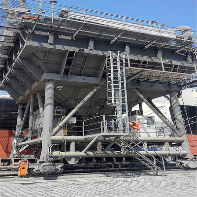 Self Propelled Rail Mounted Eco Hopper For Bulk Cargo Handling