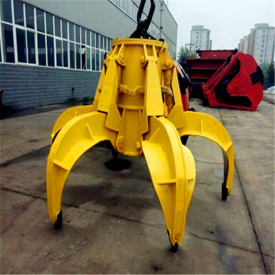 Electric Hydraulic Orange Peel Grab Bucket For Garbage Incineration Power Plant