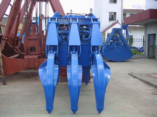 Electric Hydraulic Orange Peel Grab For Domestic Garbage Handling