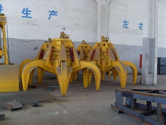 Electric Hydraulic Orange Peel Grab For Domestic Garbage Handling