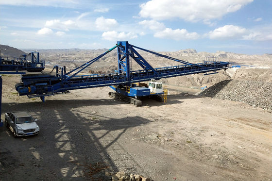 Heavy Duty Crawler Transfer Conveyor Material Open Cast Mines