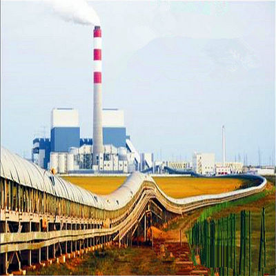 Bulk Material Curved Belt Conveyor System Long Distance
