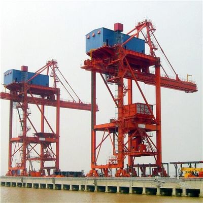 Grab Type Ship Unloading System For Unloading Bulk Materials At Port Terminal