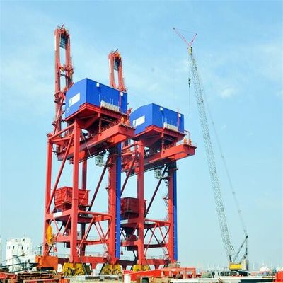 Grab Type Ship Unloading System For Unloading Bulk Materials At Port Terminal