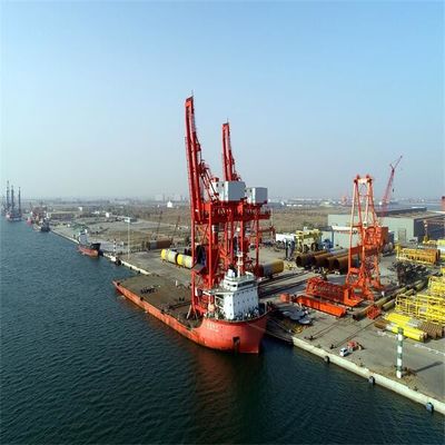 Grab Type Ship Unloading System For Unloading Bulk Materials At Port Terminal