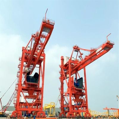 Bulk Materials Handling Belt Type Grab Ship Unloader System At Sea Port Terminal