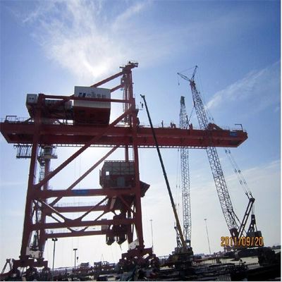 Bulk Materials Handling Belt Type Grab Ship Unloader System At Sea Port Terminal