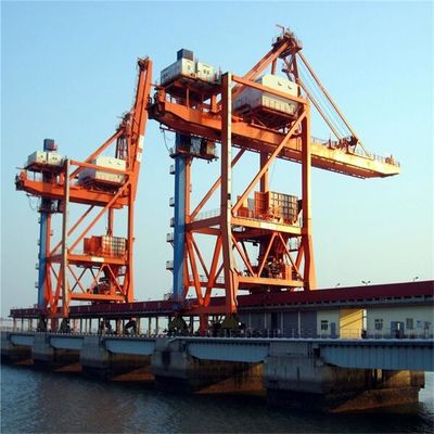 Bulk Materials Handling Belt Type Grab Ship Unloader System At Sea Port Terminal