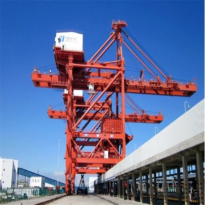 Bulk Materials Handling Belt Type Grab Ship Unloader System At Sea Port Terminal