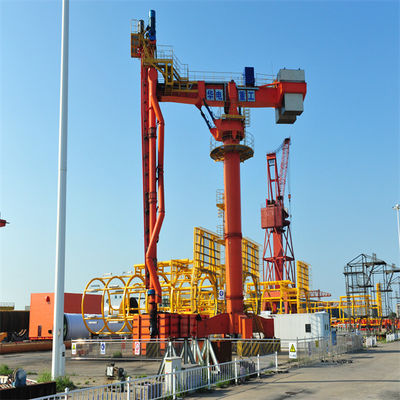 300 Tph Screw Type Continuous Ship Unloader For Coal Handling