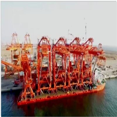 Self Propelled Rail Mounted Automatic Ship Loader For Coal Handling