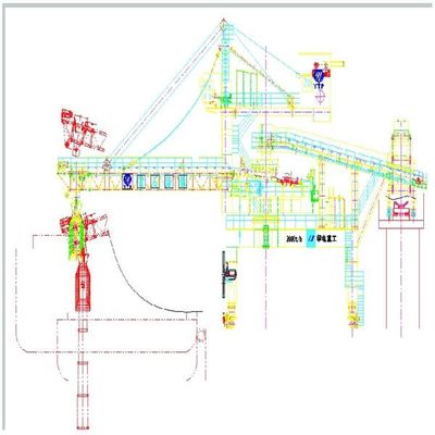 2000 Tph Capacity Belt Type Ship Loader For Loading Bagged Goods