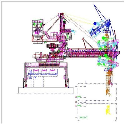 2000 Tph Capacity Belt Type Ship Loader For Loading Bagged Goods