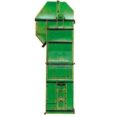 Heavy Duty Double Strand Chain Bucket Elevator For Bulk Materials Vertical Conveying