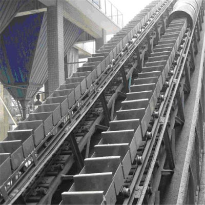 Continuous Chain Type Bucket Elevator electrical driven For Bulk Materials Conveying