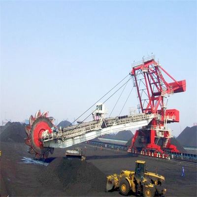 Stockyard Stacker And Reclaimer With Bucket Wheel