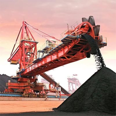 Stockyard Stacker And Reclaimer With Bucket Wheel