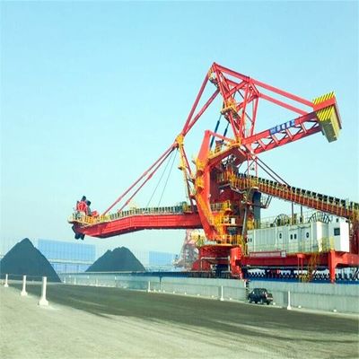 Stockyard Stacker And Reclaimer With Bucket Wheel