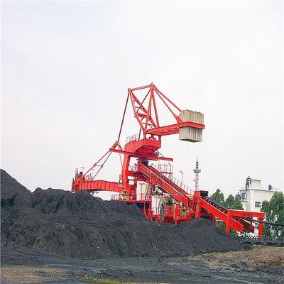 Stockyard Stacker And Reclaimer With Bucket Wheel