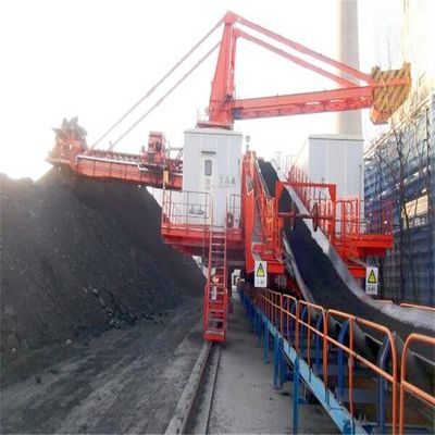 Stockyard Stacker And Reclaimer With Bucket Wheel