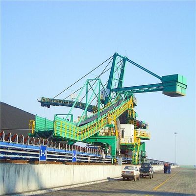 Stockyard Stacker And Reclaimer With Bucket Wheel