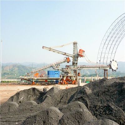 Stockyard Stacker And Reclaimer With Bucket Wheel