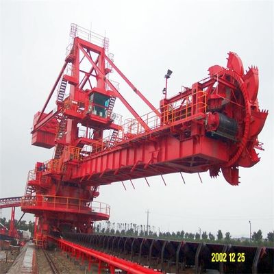 Stockyard Stacker And Reclaimer With Bucket Wheel