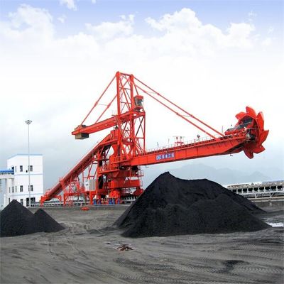 Stockyard Stacker And Reclaimer With Bucket Wheel