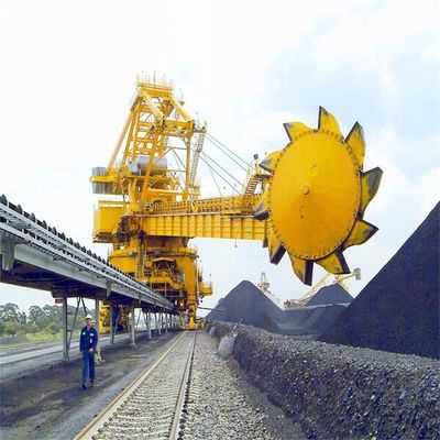 Stockyard Stacker And Reclaimer With Bucket Wheel