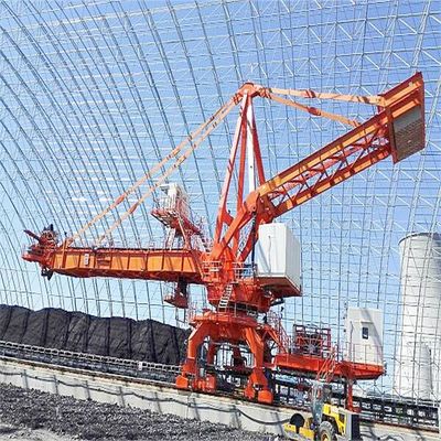 Stockyard Stacker And Reclaimer With Bucket Wheel