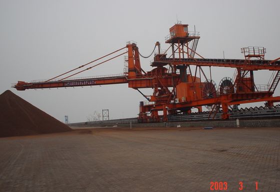 Stockyard Stacker And Reclaimer With Bucket Wheel