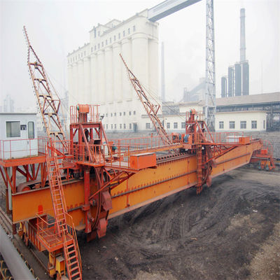 Longitudinal Stockyard Bridge Type Bucket Wheel Reclaimer For Coal Fired Power Plant