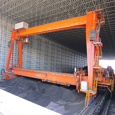 Gantry Type Combined Bucket Wheel Stacker Reclaimer For Stockyard