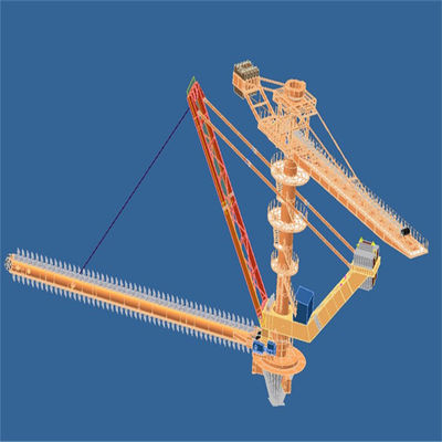 1000 Tph Capacity Stockyard Stacker And Reclaimer For Coal Fired Power Plant