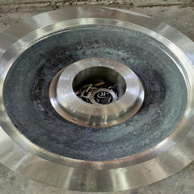 Forged Steel Large Part Machining Heavy Duty Guide Steel Wheel Machining