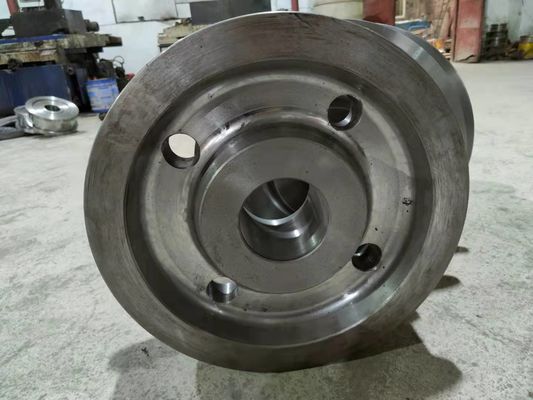 Large Forged Wheels For Train Crane Shore Bridge Traveling Mechanism