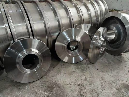 Large Forged Wheels For Train Crane Shore Bridge Traveling Mechanism